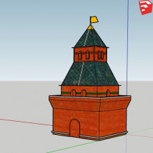 SketchUp Башня