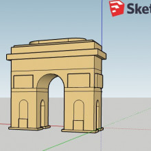 SketchUp Арка